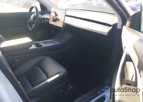 2022 Tesla Model Y Performance Dual Motor All-Wheel Drive z USA, uszkodzony, nr VIN 7SAYGDEFXNF488274